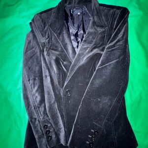 Anne Klein Black Velvet Blazer